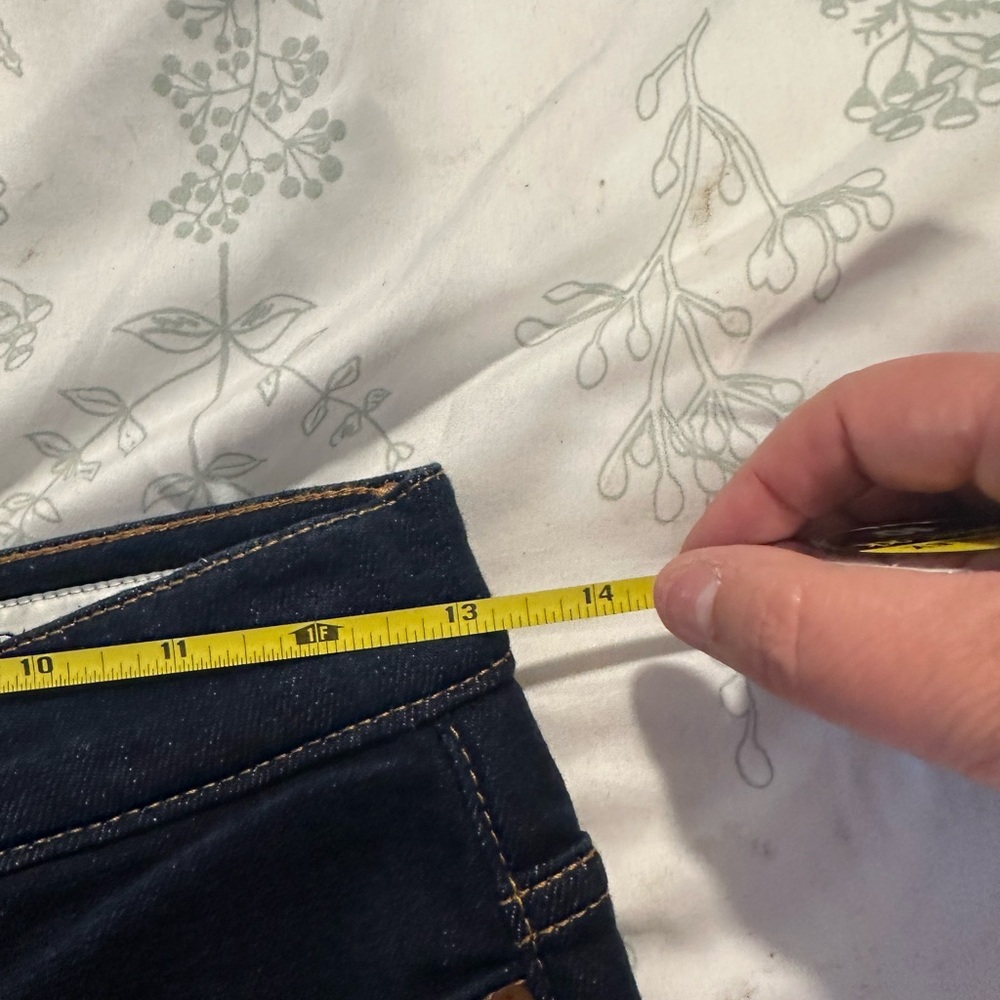 Zara Indigo Cuffed Wide Leg Jeans - Picture 2 of 10